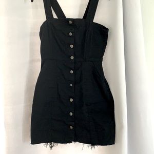 Denim button up dress